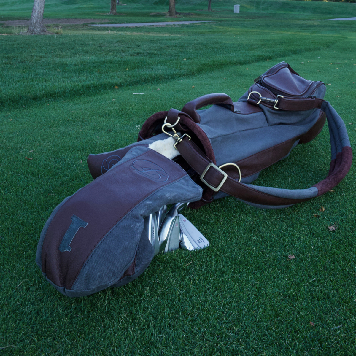 Gray Canvas Driver Headcover