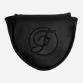 Black Leather Mallet Putter Cover