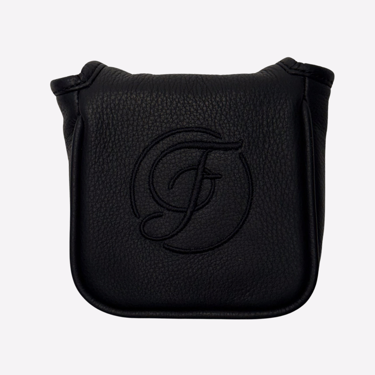 Black Leather Square Mallet Putter Cover