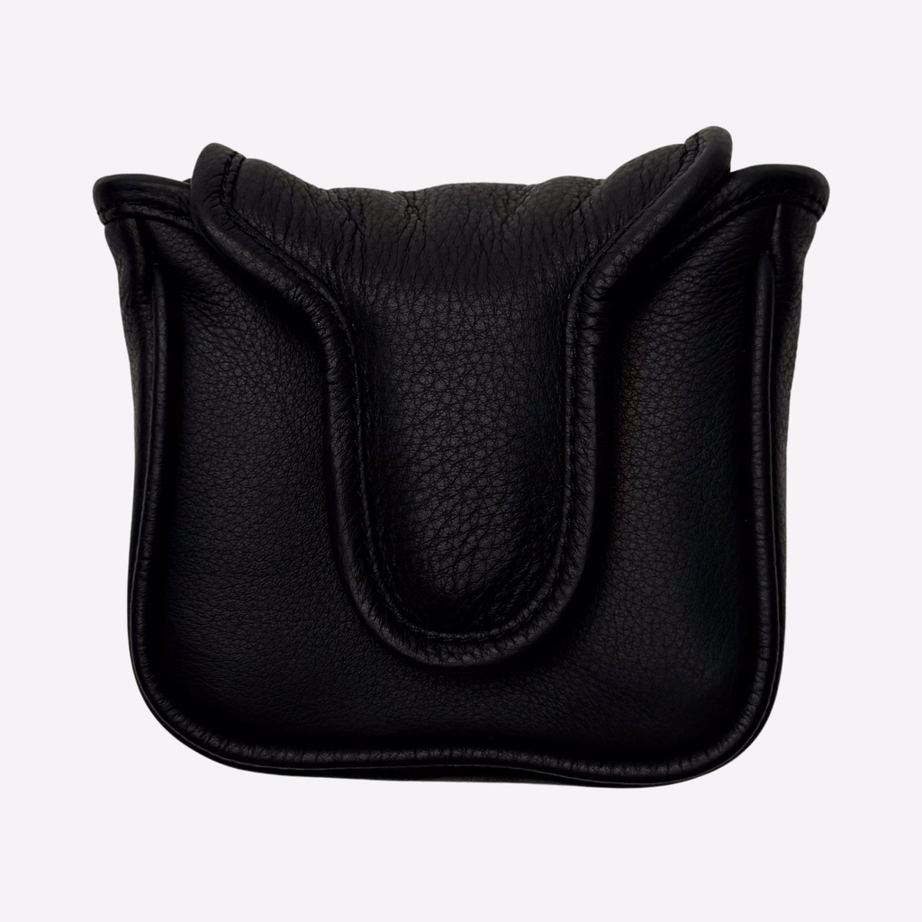 Black Leather Square Mallet Putter Cover