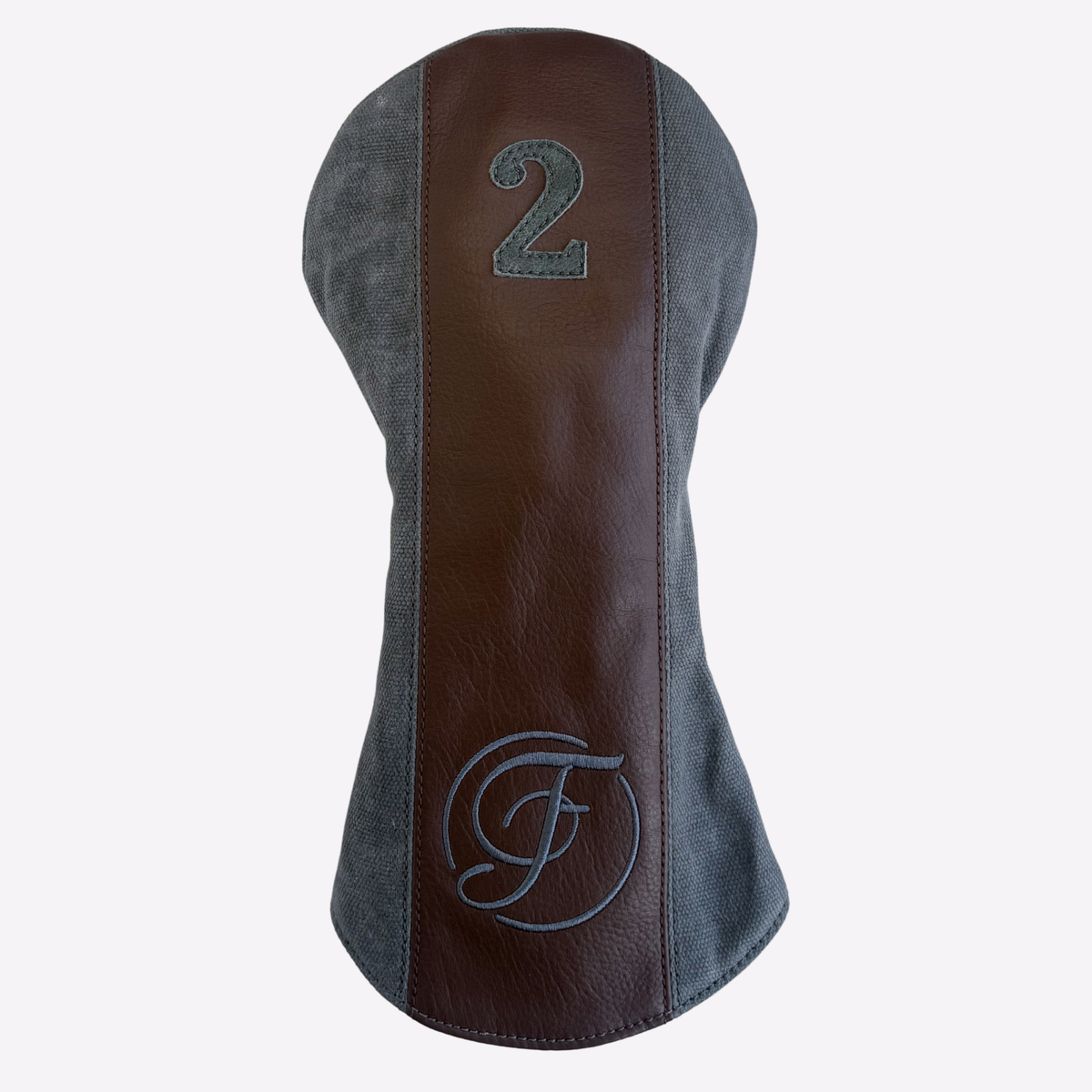 Gray Canvas Mini Driver Headcover