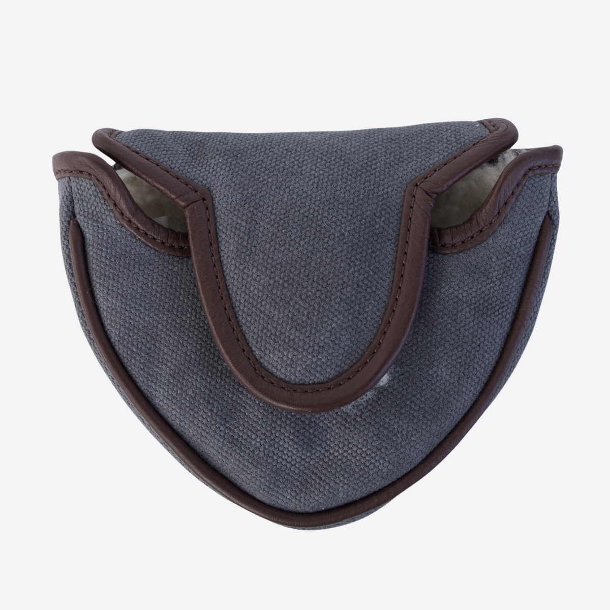 Gray Canvas Mallet Putter Cover