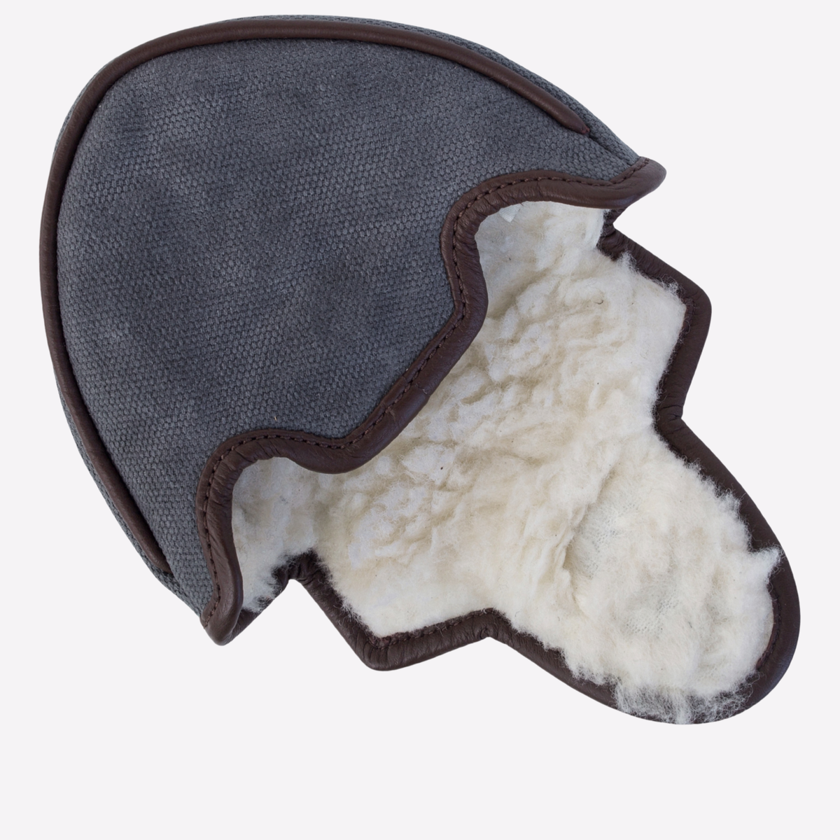 Gray Canvas Mallet Putter Cover