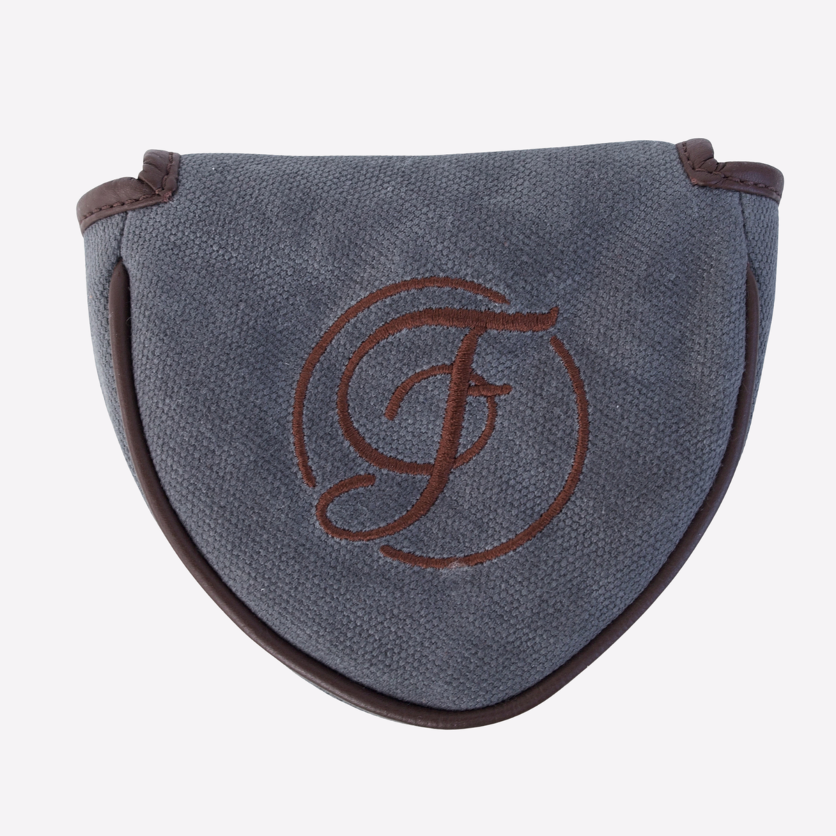 Gray Canvas Mallet Putter Cover