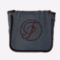 Gray Canvas Square Mallet Putter Cover