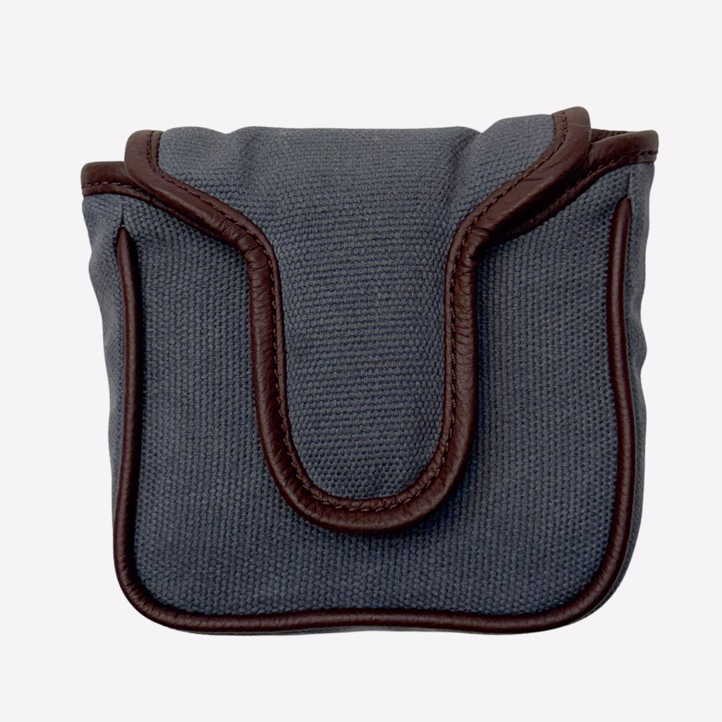 Gray Canvas Square Mallet Putter Cover