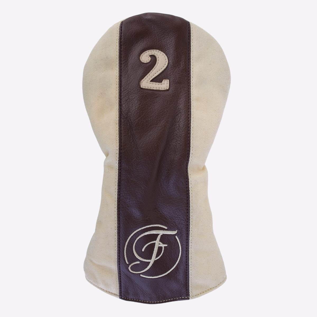 Cream Canvas Mini Driver Headcover