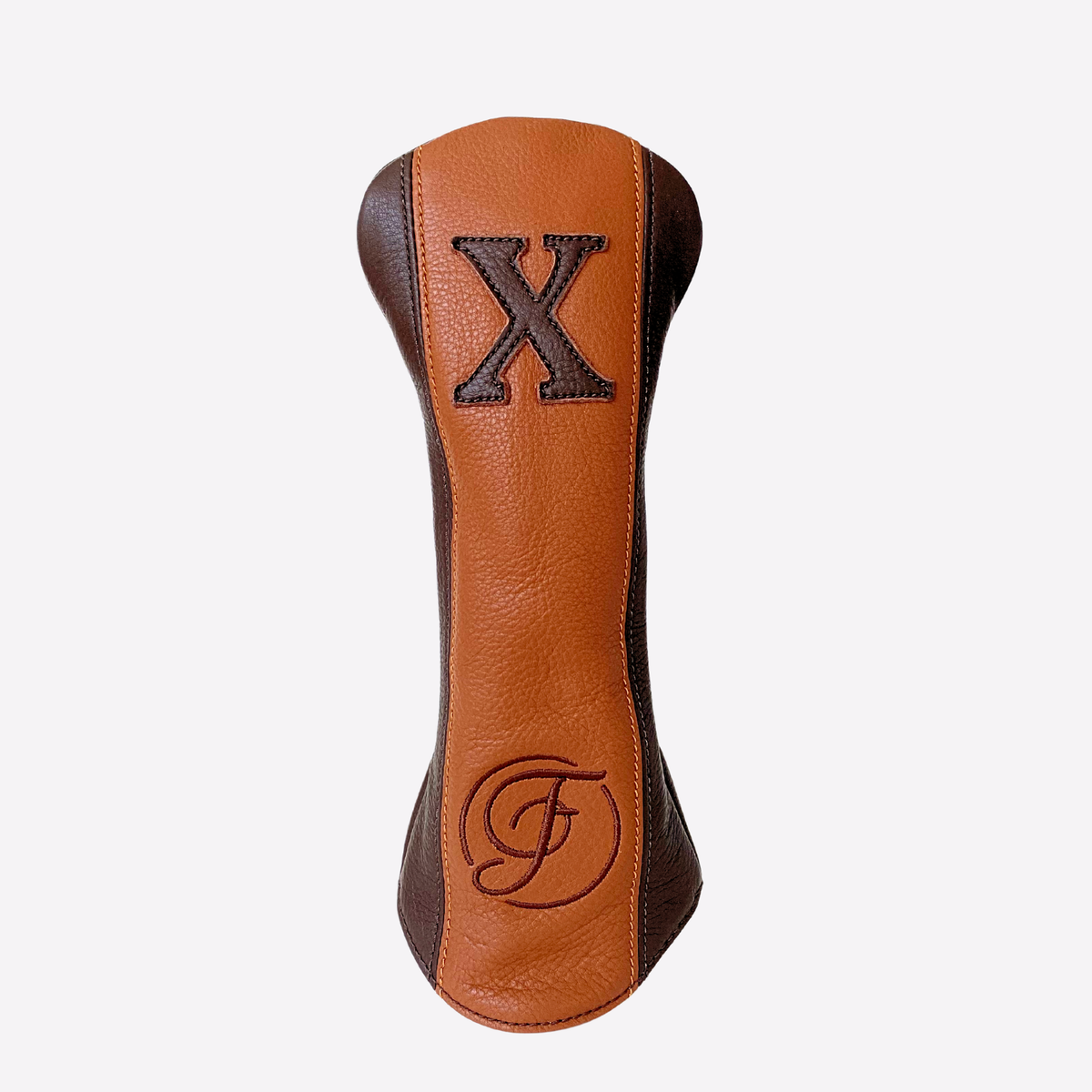 Brown Leather Hybrid Headcover