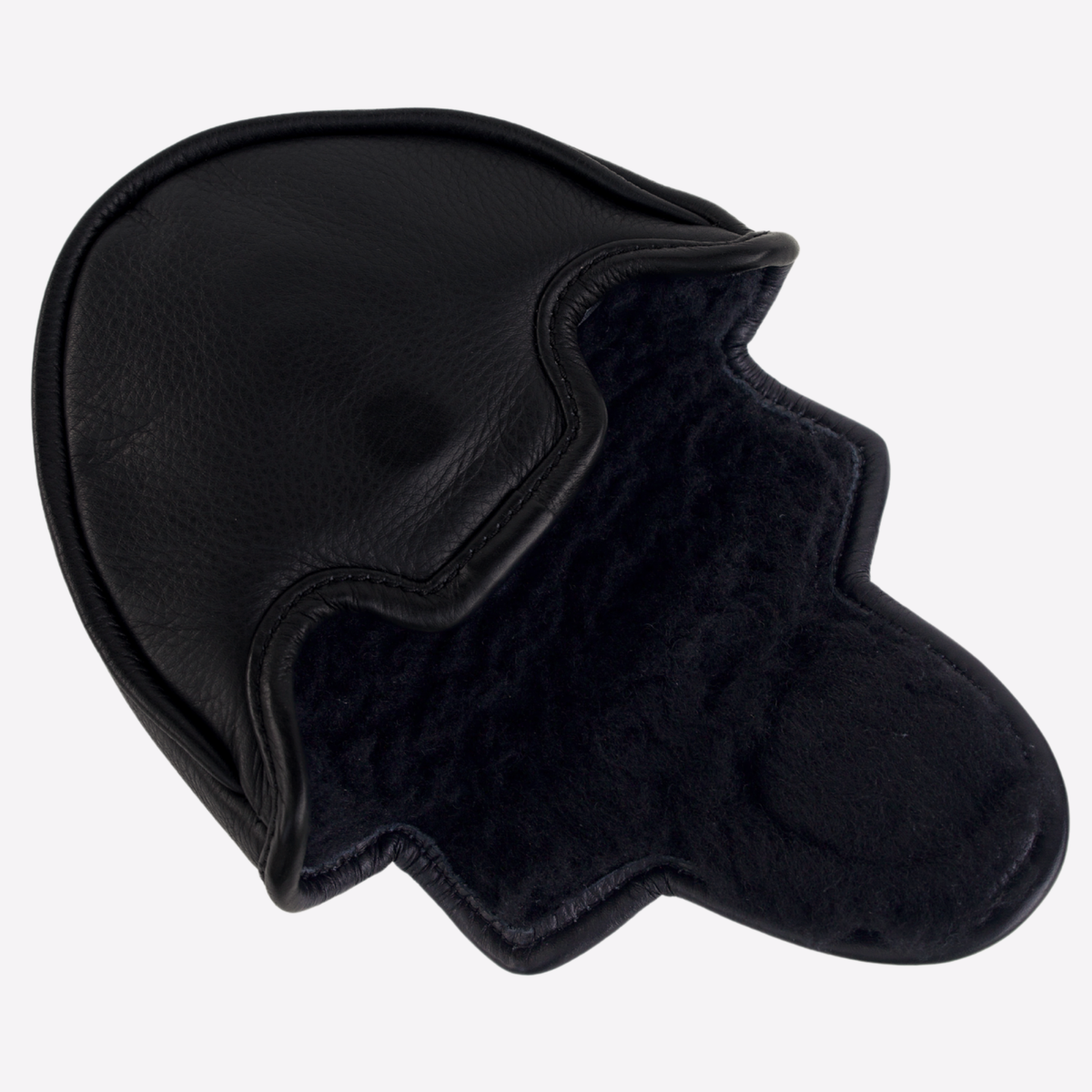 Black Leather Mallet Putter Cover