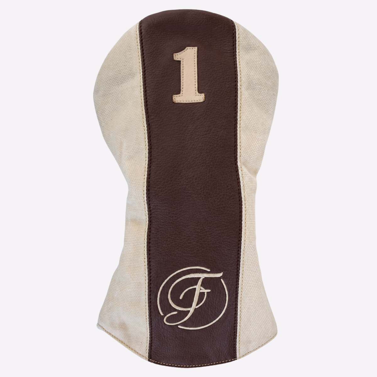Cream Canvas Driver Headcover