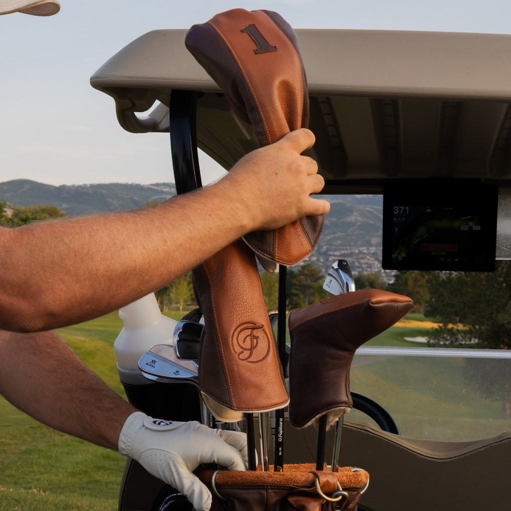 Brown Leather Driver Headcover